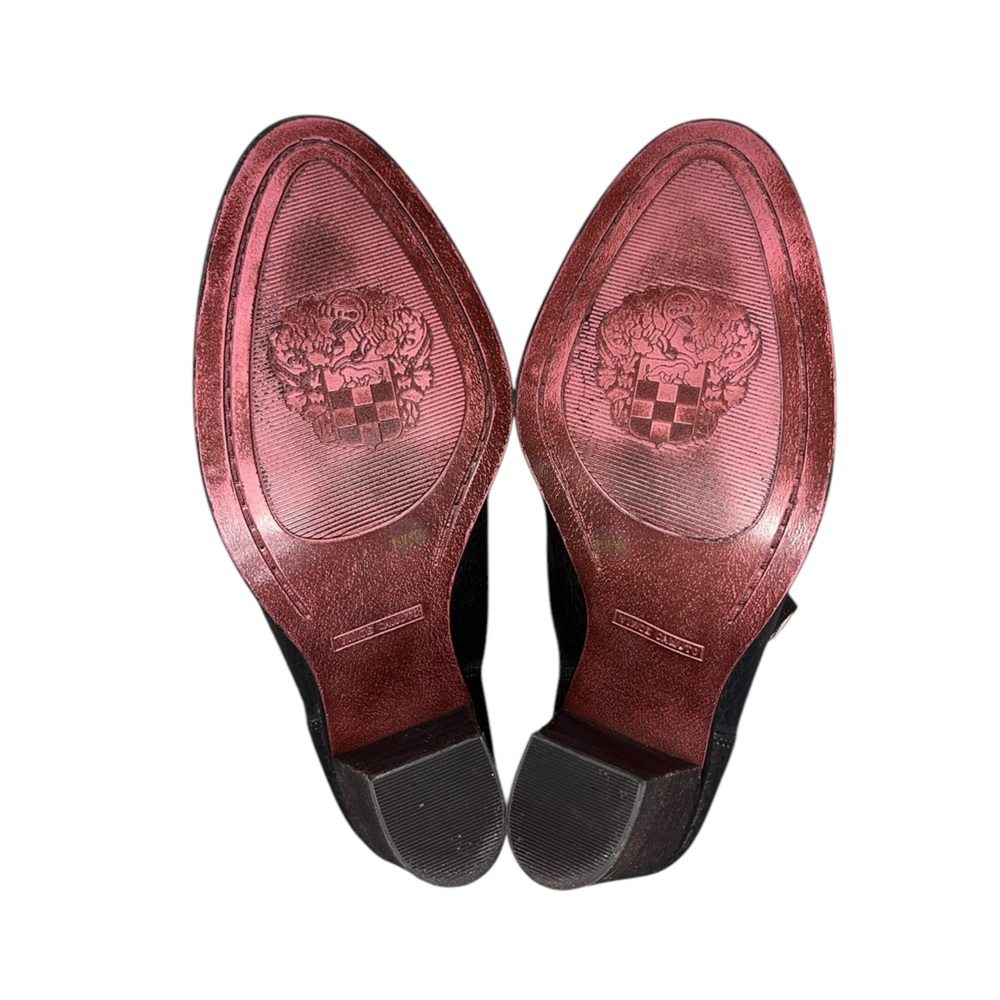 Vince Camuto Federa Leather Ankle Booties Size 8.5 M - Picture 5 of 7